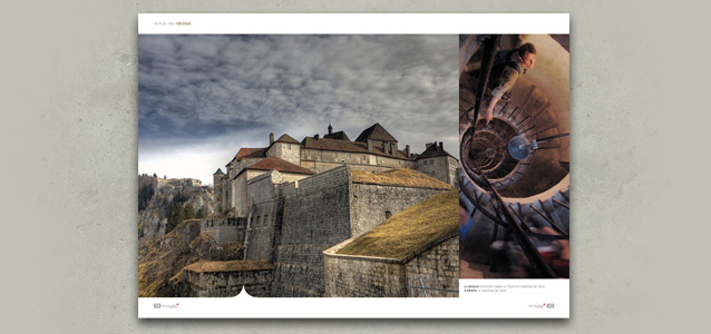 Pages portofolio patrimoine de la brochure du CRT de Franche Comt�