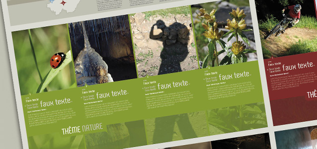 Gros plan du d�pliant du CRT de Franche Comt�