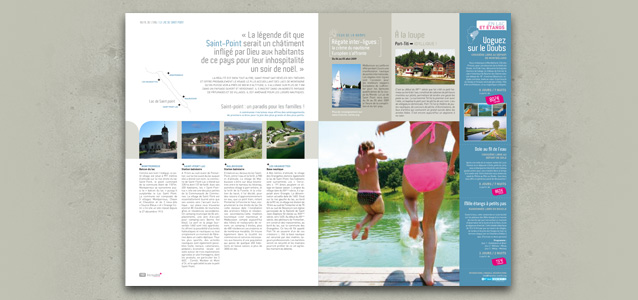 Pages promotionnelles �t� de la brochure du CRT de Franche Comt�