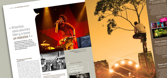 Gros plan des pages manifestations de la brochure du CRT de Franche Comt�