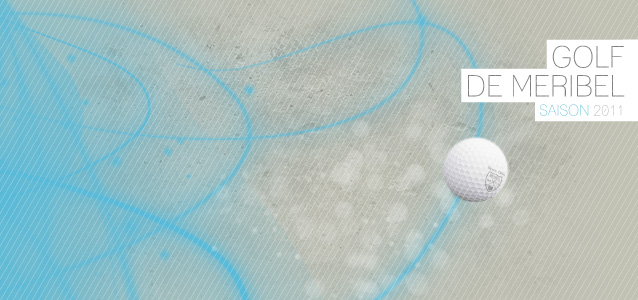 Brochure du golf de M�ribel 2011
