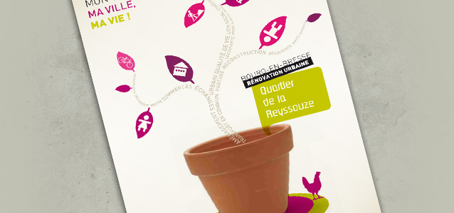 Visuel g�n�rique de la r�novation du quartier de la Reyssouze
