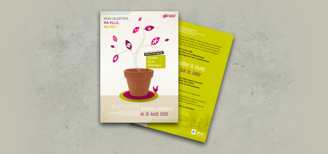 Invitation � une r�union publique au sujet de la r�novation du quartier de la Reyssouze