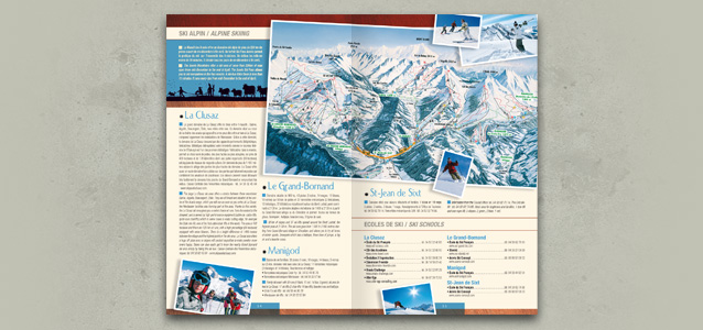 Pages du guide des activit�s du Massif des Aravis