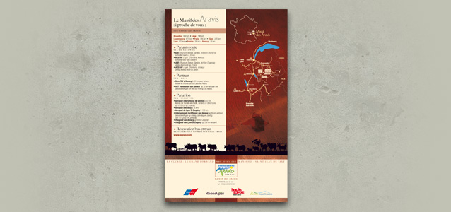 4�me de couverture du guide h�bergement du Massif des Aravis