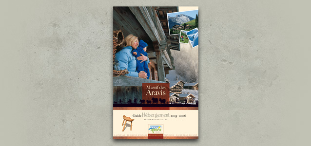 Couverture du guide h�bergement du Massif des Aravis