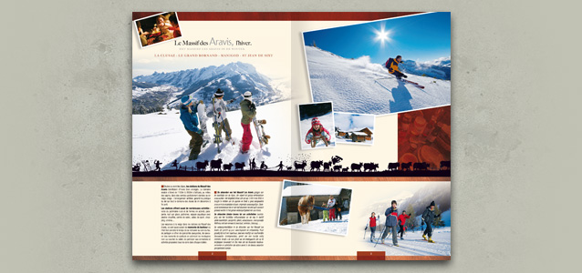Pages du guide h�bergement du Massif des Aravis