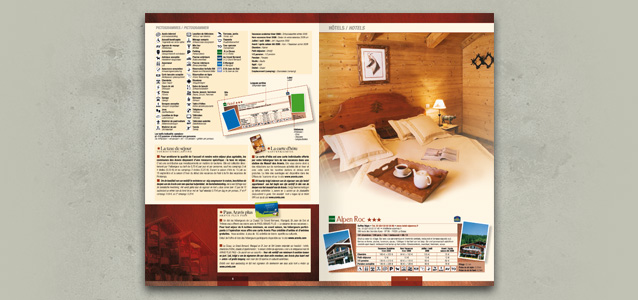 Pages du guide h�bergement du Massif des Aravis