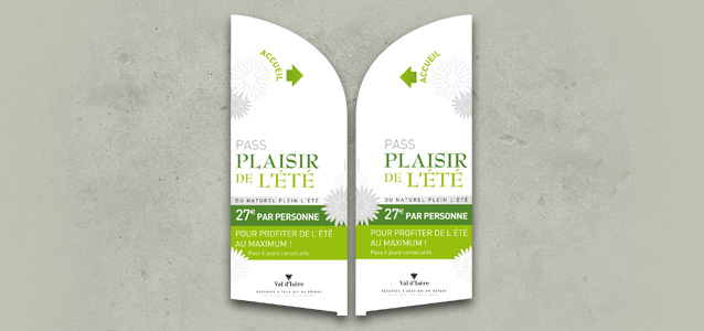 Oriflammes Pass plaisir de l'�t� Val d'Is�re