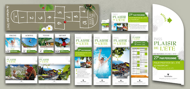 Ensemble des �l�ments de communication Pass plaisir de l'�t� Val d'Is�re