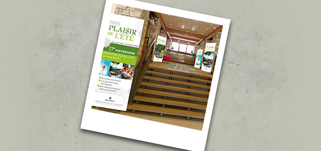 Vue sur site de l'op�ration Pass plaisir de l'�t� Val d'Is�re