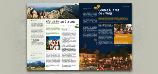 Pages s�duction de la brochure de Villard de Lans