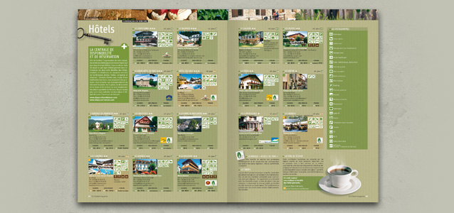 Pages h�bergement de la brochure de Villard de Lans